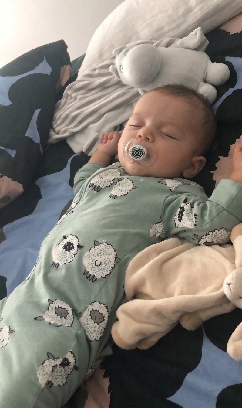 Baby sleeping peacefully